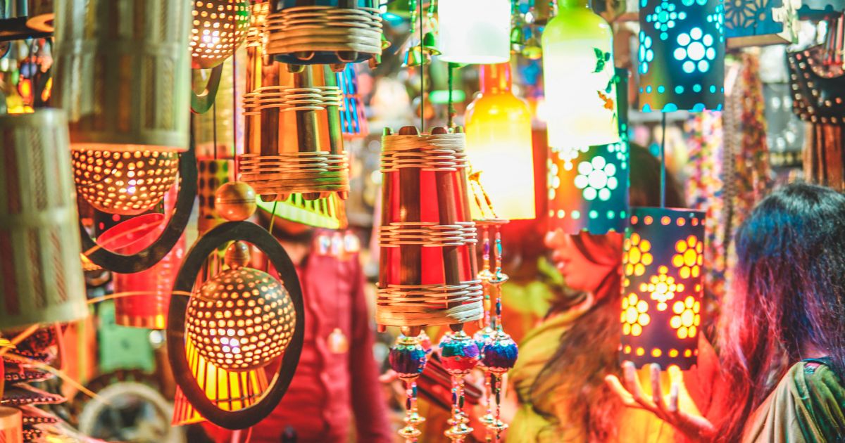 Shopping is one of the best things to do at weekend night markets. 
