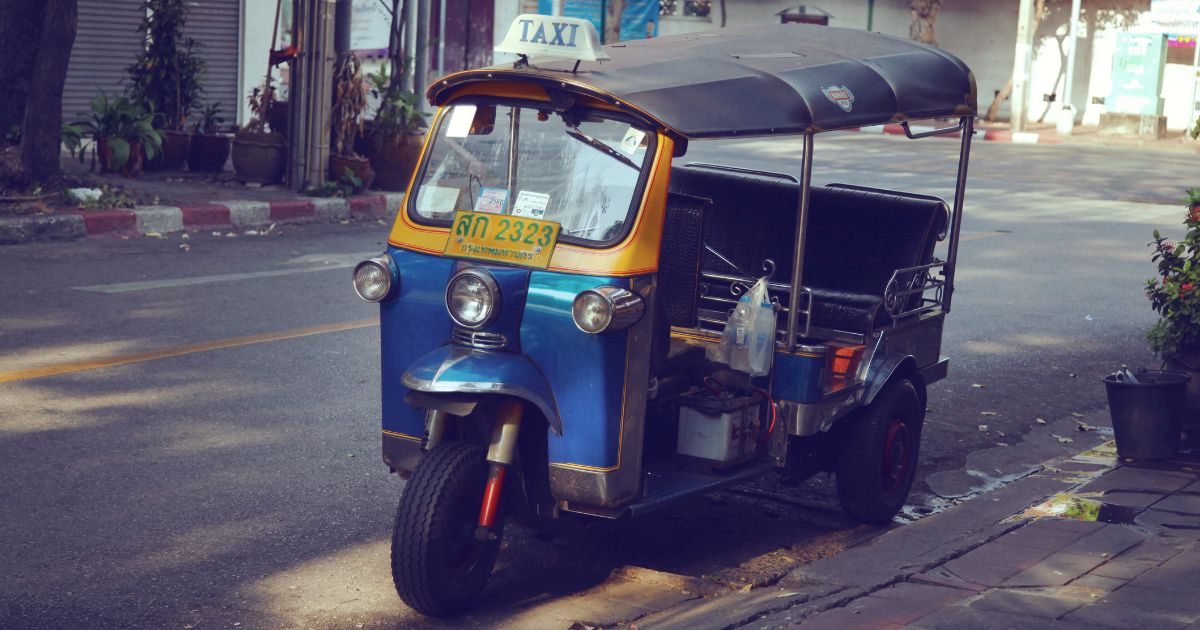 Tuk-tuk can take you to different places at a very affordable price.