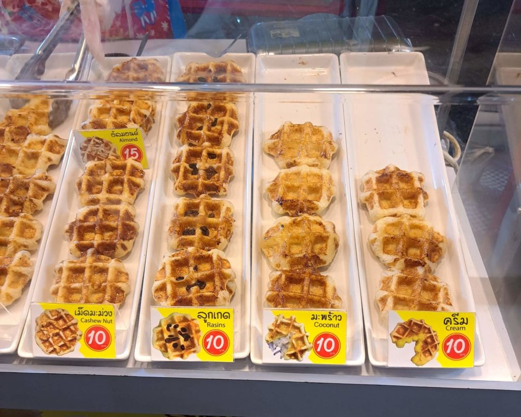 Krabi night Market waffles