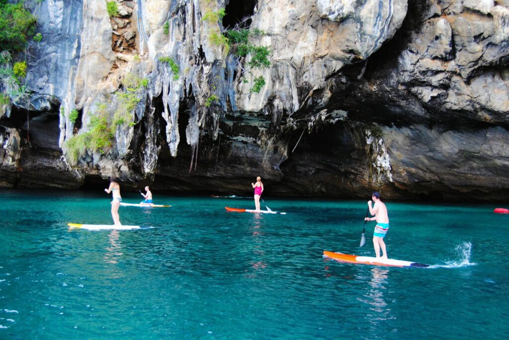 paddleboarding in krabi