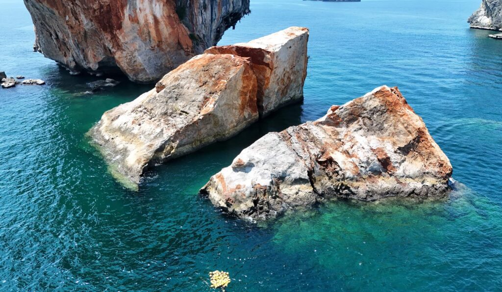 collapsed island in krabi